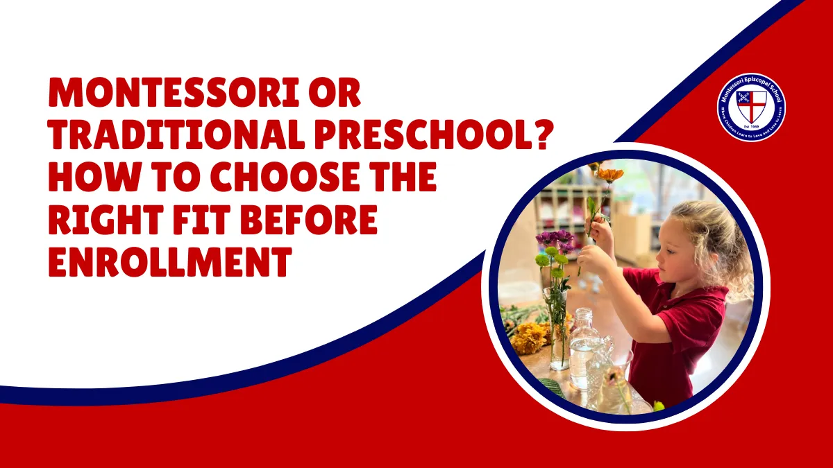Montessori vs traditional preschool enrollment