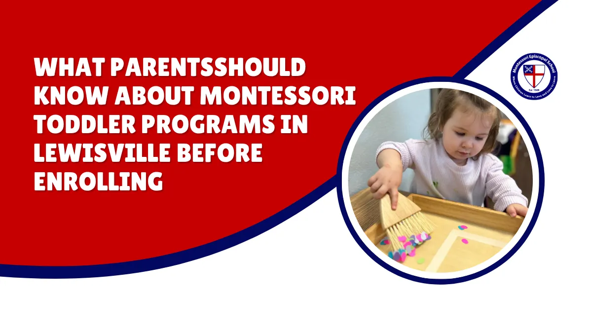 Montessori toddler program in Lewisville