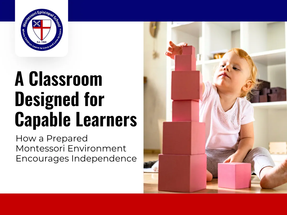Montessori Toddler Learning Environment